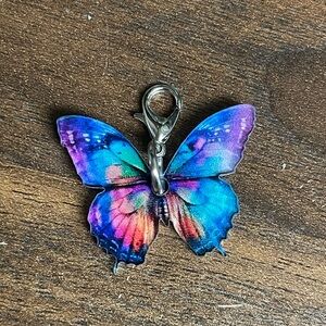 Colorful Butterfly Charm Pendant